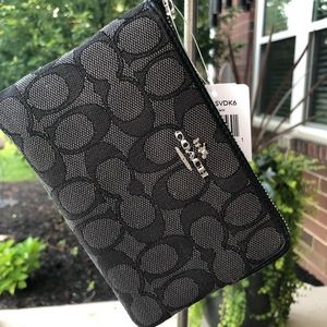 Coach Signature Wristlet